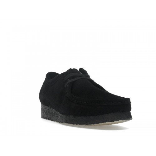 Clarks Originals Wallabee Boot Black Suede - мужская сетка размеров