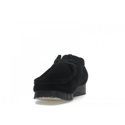 Clarks Originals Wallabee Boot Black Suede - мужская сетка размеров