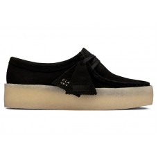 Женские Clarks Originals Wallabee Cup Black Nubuck (W)