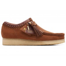 Clarks Originals Wallabee Dark Tan Combination