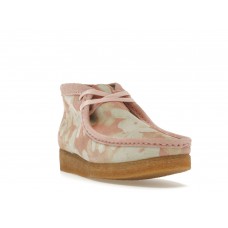 Женские Clarks Originals Wallabee Boot Pink Floral (W)