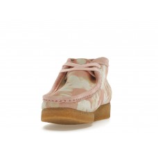 Женские Clarks Originals Wallabee Boot Pink Floral (W)
