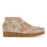 Женские Clarks Originals Wallabee Boot Pink Floral (W)