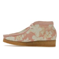 Женские Clarks Originals Wallabee Boot Pink Floral (W)