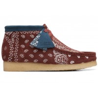 Clarks Originals Wallabee Boot Brick Paisley