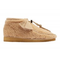 Clarks Originals Wallabee Boot Moncler 1952 Beige Shearling