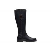 Женские Clarks Aspra Hi Black Leather (W)