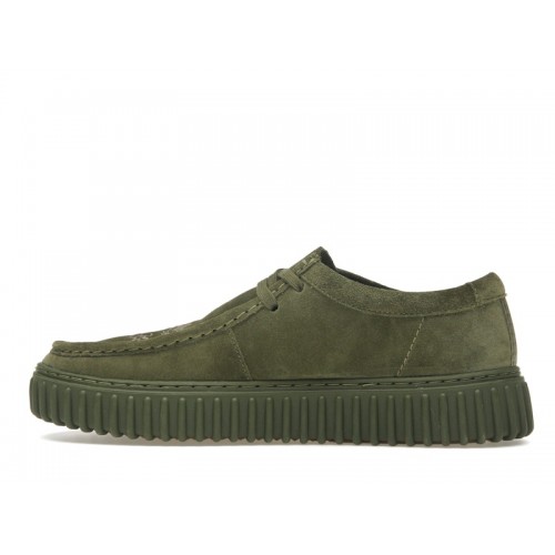 Clarks Originals Torhill Low Pleasures Green - мужская сетка размеров