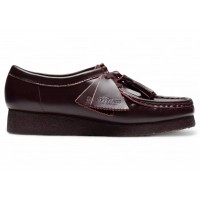 Женские Clarks Wallabee Purple Grape Leather (W)