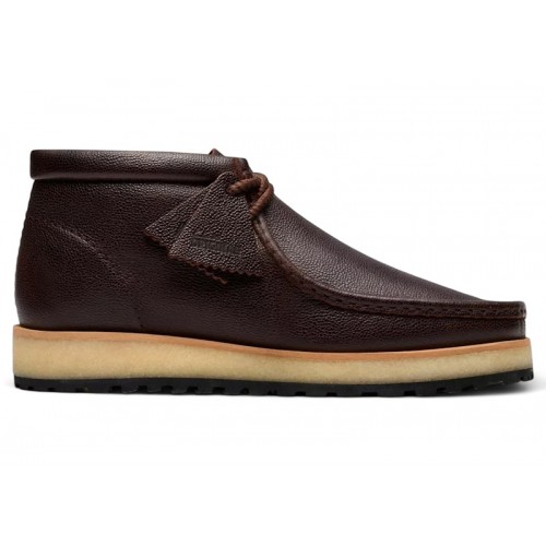 Clarks Originals Wallabee Scout Brown Scotch Grain - мужская сетка размеров
