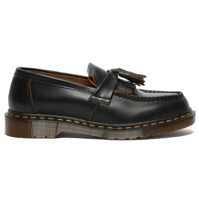 Dr. Martens Adrian Vintage Tassel Loafer Black Quilon - мужская сетка размеров Dr. Martens Adrian Vintage Tassel Loafer Black Quilon - мужская сетка размеров