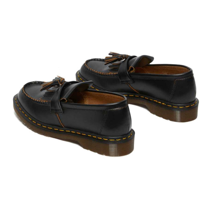 Dr. Martens Adrian Vintage Tassel Loafer Black Quilon - мужская сетка размеров Dr. Martens Adrian Vintage Tassel Loafer Black Quilon - мужская сетка размеров