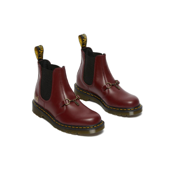 Needles x Dr. Martens 2976 Snaffle Chelsea Cherry Red - мужская сетка размеров Needles x Dr. Martens 2976 Snaffle Chelsea Cherry Red - мужская сетка размеров