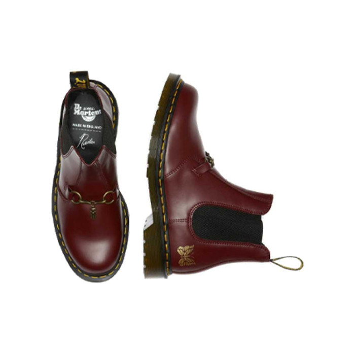 Needles x Dr. Martens 2976 Snaffle Chelsea Cherry Red - мужская сетка размеров Needles x Dr. Martens 2976 Snaffle Chelsea Cherry Red - мужская сетка размеров