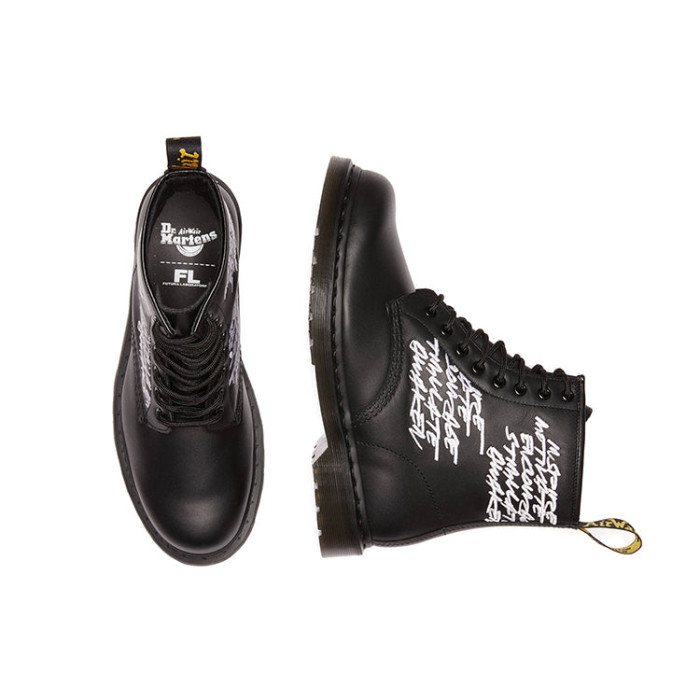 Futura Laboratories x Dr. Martens 1460 Embroidered Black - мужская сетка размеров Futura Laboratories x Dr. Martens 1460 Embroidered Black - мужская сетка размеров
