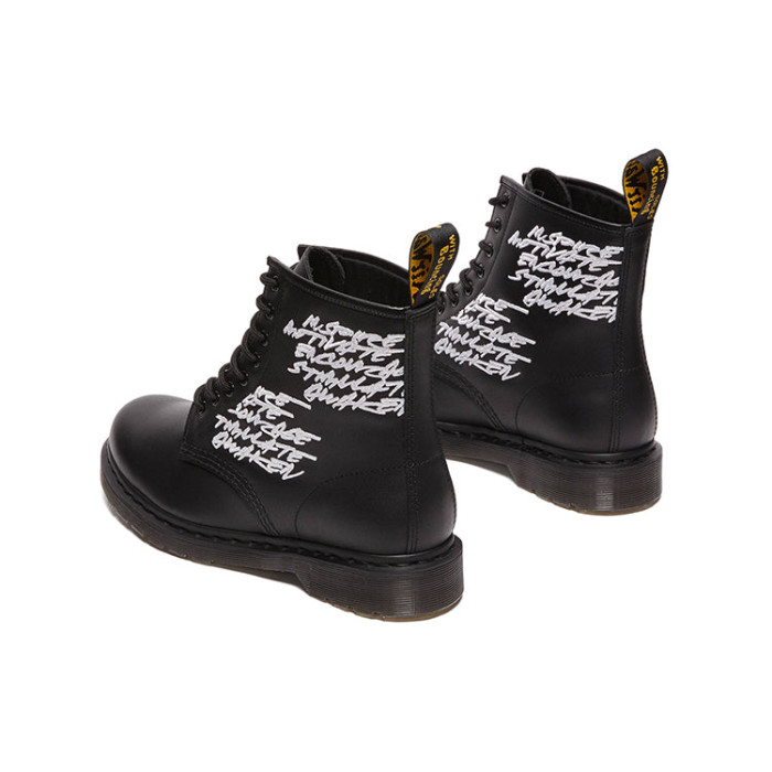 Futura Laboratories x Dr. Martens 1460 Embroidered Black - мужская сетка размеров Futura Laboratories x Dr. Martens 1460 Embroidered Black - мужская сетка размеров