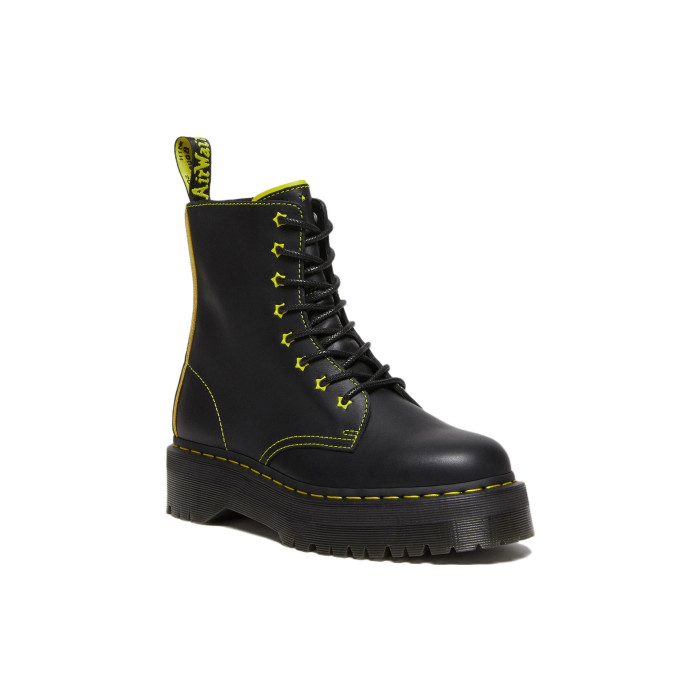 Dr. Martens Jadon II Leather Platform Star Boot Black Yellow - мужская сетка размеров Dr. Martens Jadon II Leather Platform Star Boot Black Yellow - мужская сетка размеров