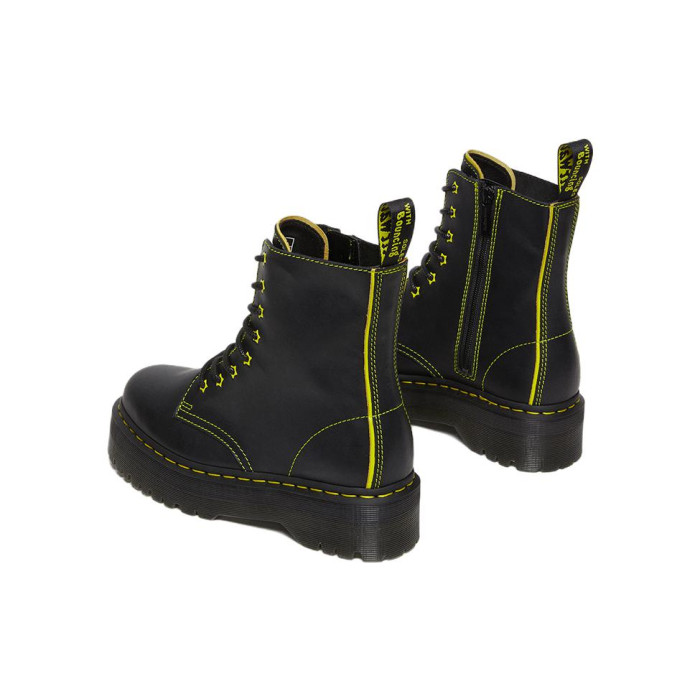 Dr. Martens Jadon II Leather Platform Star Boot Black Yellow - мужская сетка размеров Dr. Martens Jadon II Leather Platform Star Boot Black Yellow - мужская сетка размеров