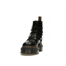 Dr Martens Jarrick II Laced Leather Platform Boot Black Smooth Paris