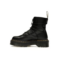 Dr Martens Jarrick II Laced Leather Platform Boot Black Smooth Paris