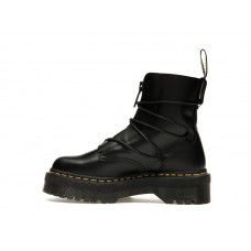 Dr Martens Jarrick II Laced Leather Platform Boot Black Smooth Paris