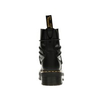 Dr Martens Jarrick II Laced Leather Platform Boot Black Smooth Paris