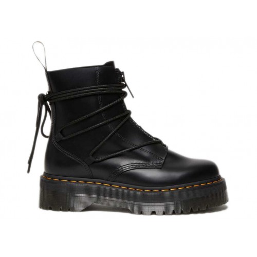 Dr. Martens Jarrick II Laced Leather Platform Boot Black Smooth Paris - мужская сетка размеров