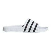 adidas Adilette White Core Black White