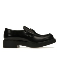 Prada 35mm Loafer Black Brushed Leather