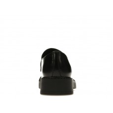 Prada 35mm Loafer Black Brushed Leather