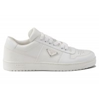 Prada Downtown Low Top Sneakers Leather White