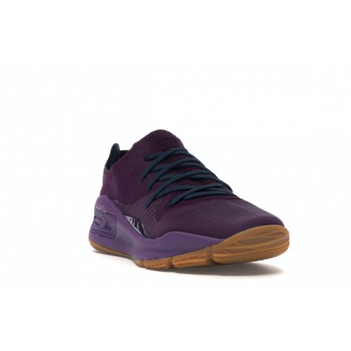 Кроссы Under Armour Curry 4 Low Merlot - мужская сетка размеров