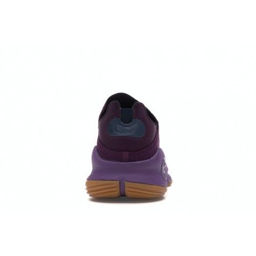 Кроссы Under Armour Curry 4 Low Merlot - мужская сетка размеров