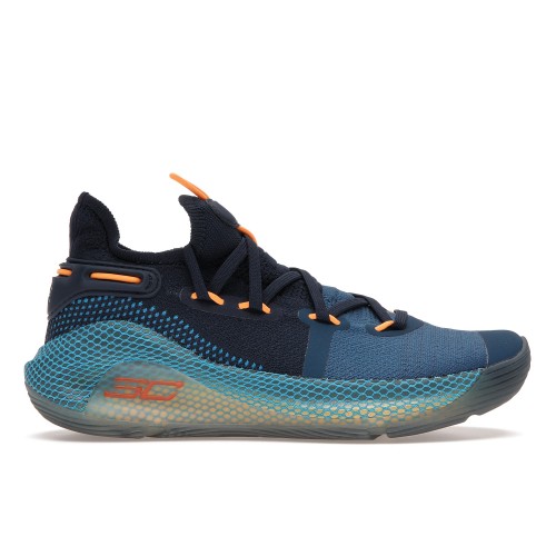 Кроссы Under Armour Curry 6 Underrated (GS) - подростковая сетка размеров