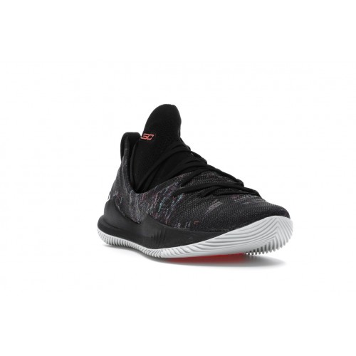 Кроссы Under Armour Curry 5 Black Multi-Color - мужская сетка размеров