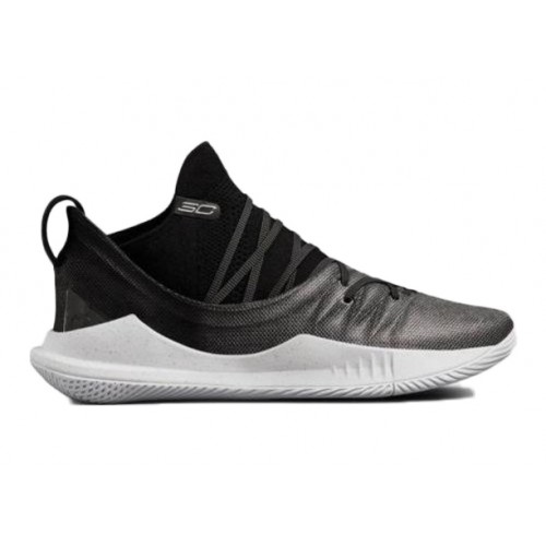 Кроссы Under Armour Curry 5 Black Silver - мужская сетка размеров