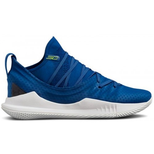 Under Armour Curry 5 Blue - мужская сетка размеров