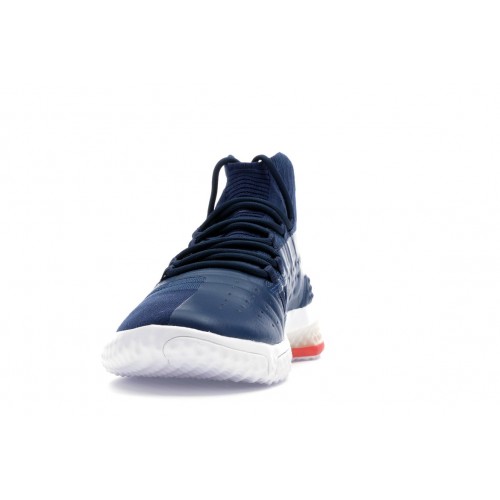 Кроссы Under Armour Project Rock 1 Blue White Red - мужская сетка размеров