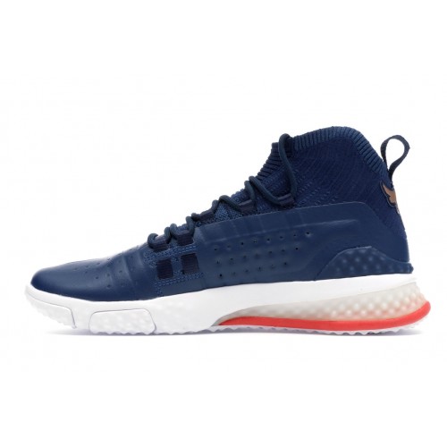 Кроссы Under Armour Project Rock 1 Blue White Red - мужская сетка размеров