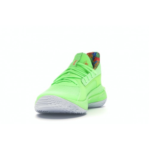 Кроссы Under Armour Curry 7 Sour Patch Kids Lime - мужская сетка размеров