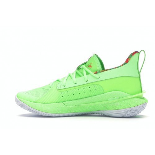 Кроссы Under Armour Curry 7 Sour Patch Kids Lime - мужская сетка размеров