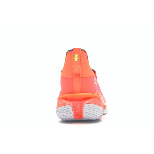 Кроссы Under Armour Curry 7 Sour Patch Kids Peach - мужская сетка размеров