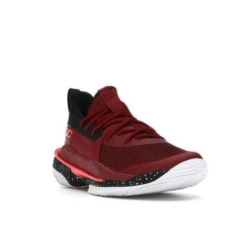 Кроссы Under Armour Curry 7 Red Cordova - мужская сетка размеров