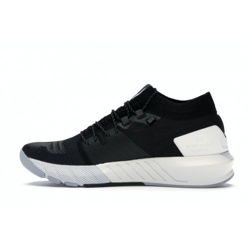 Кроссы Under Armour Project Rock 2 Black White - мужская сетка размеров