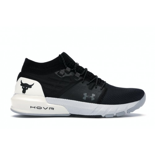 Кроссы Under Armour Project Rock 2 Black White - мужская сетка размеров