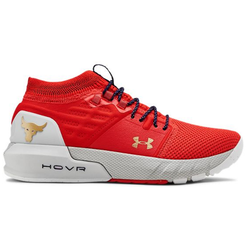 Кроссы Under Armour Project Rock 2 Blood Orange Halo Grey (W) - женская сетка размеров