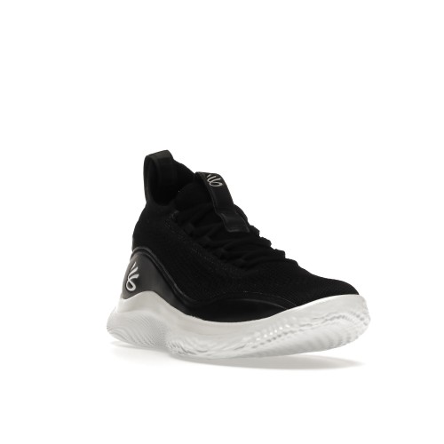 Кроссы Under Armour Curry Flow 8 Black White - мужская сетка размеров