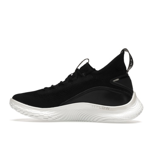 Кроссы Under Armour Curry Flow 8 Black White - мужская сетка размеров