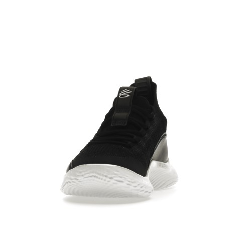 Кроссы Under Armour Curry Flow 8 Black White (GS) - подростковая сетка размеров