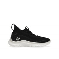 Подростковые Under Armour Curry Flow 8 Black White (GS)